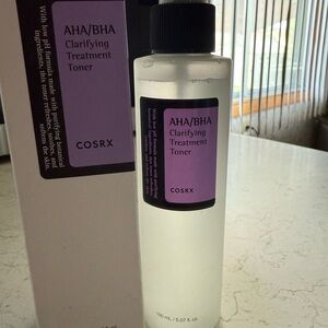 Purple and Black Skincare Toner